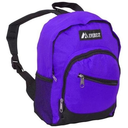 EVEREST Everest 6045S-DPL-BK Slant Backpack - Dark Purple-Black 6045S-DPL/BK